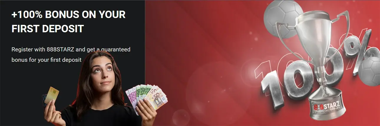 1st deposit bonus. 