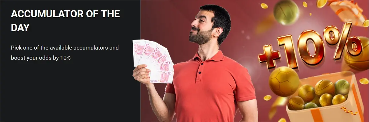 Accumulator of the day for betting. 