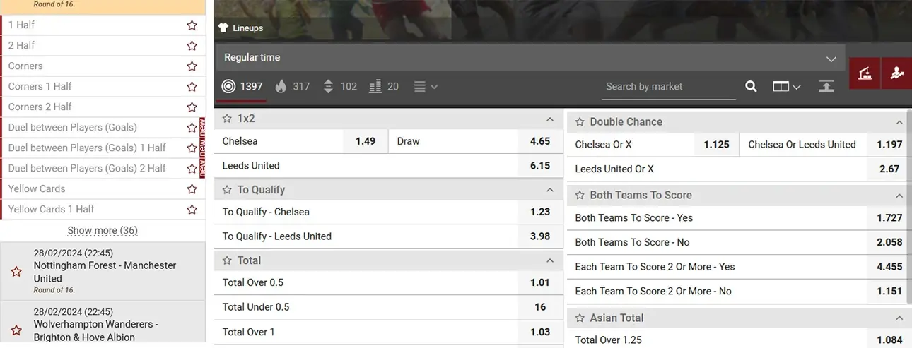 Choose the right type of sports bets. 